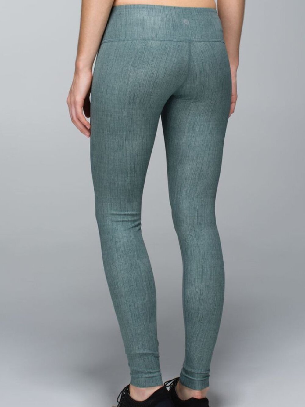 Lululemon Wunder Under Pant Full-On Luxtreme Burlap Texture Earl Gray Women's 8